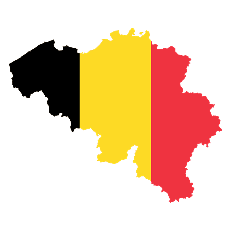 Fexwear Belgium map