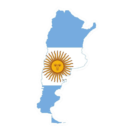 fexwear Argentina map