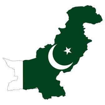 fexwear Pakistan map
